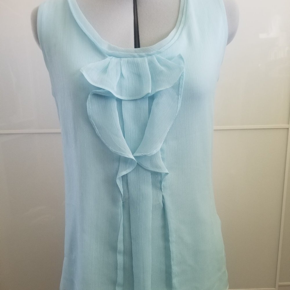 NY&Co Ruffled Sleeveless Blouse